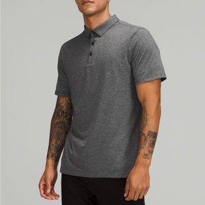 New With Tags Lululemon Men’s Evolution Polo - Heathered Black